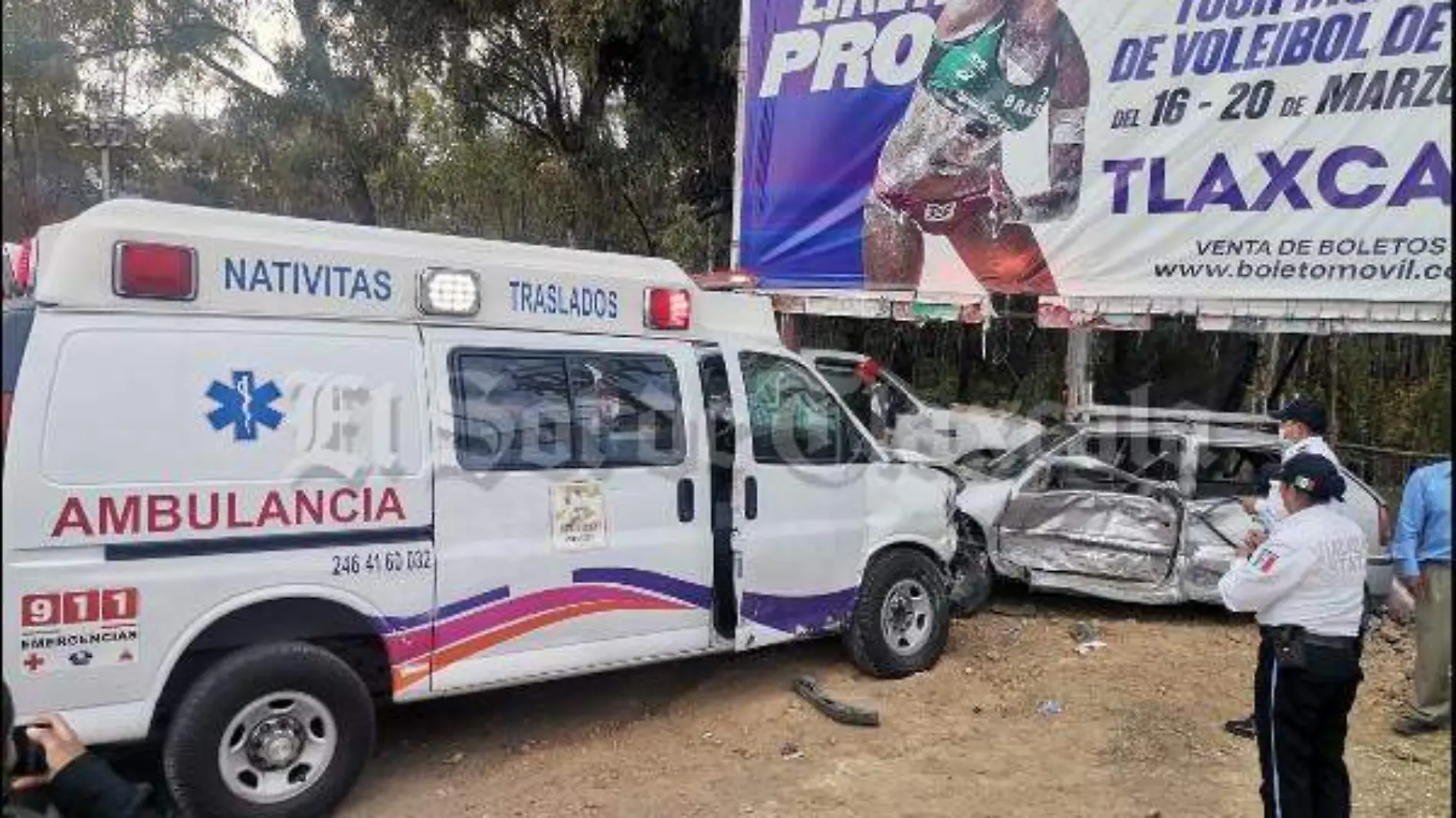 Choque ambulancia 1